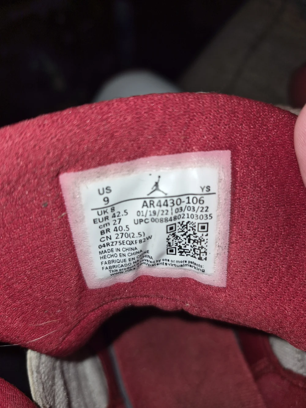 Nike jordan lift